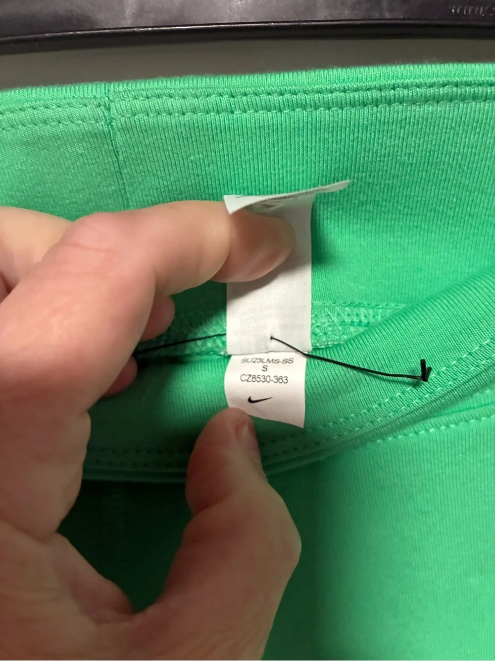 Nike Bright Green Leggings with White Swoosh
